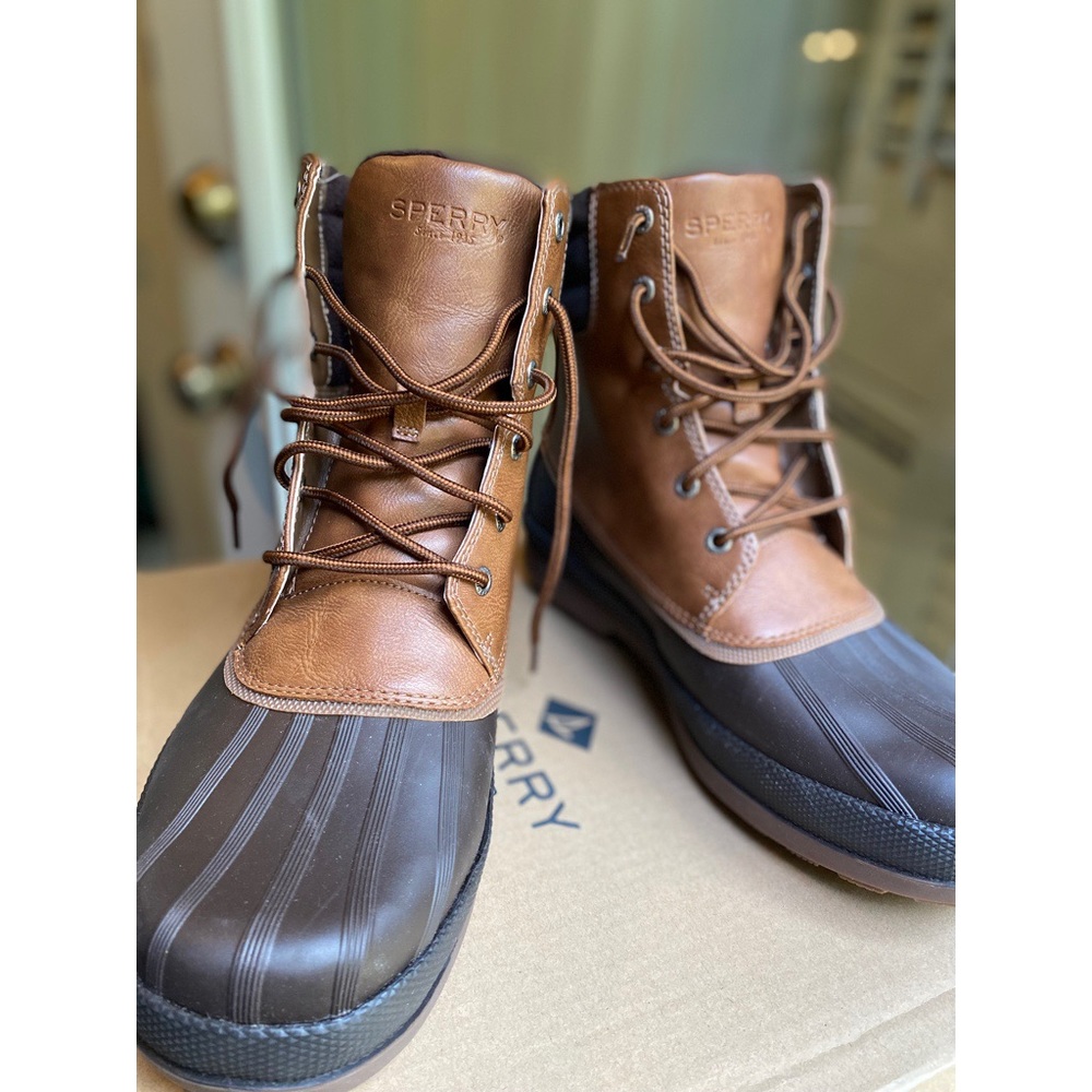 ✨NIB✨ Sperry Men’s Cold Bay Duck Boots Sz 10 - Picture 2 of 11